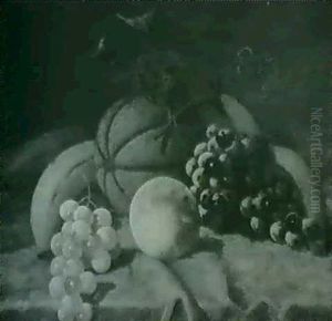 Melon , Grapes, Bananas And A Peach                         And A New Bonnet: Two Paintings by Carducius Plantagenet Ream