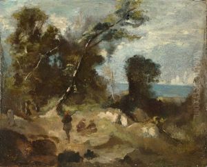 Italienische Kustenlandschaft (study) Italienische Kustenlandschaft (study)