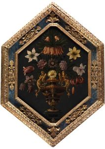 Prunkvase Mit Blumen