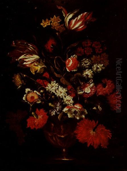 A Still Life Of Flowers In A Vase - view 1