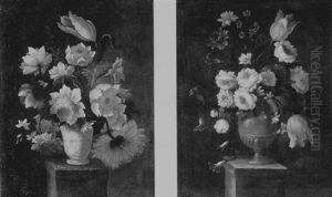 Floral Still Life by Giacomo Recco