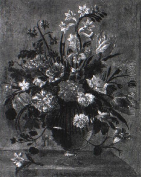 Natura Morta Con Vaso Di Fiori - view 1