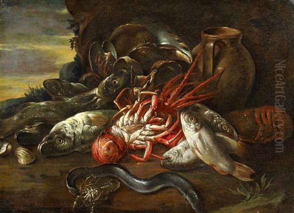 Fischstillleben In Weiter Landschaft - view 1