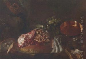 Interno Di Cucina by Giuseppe Recco