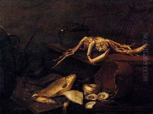 Nature Morta Di Pesci, Ostriche E Crostacei