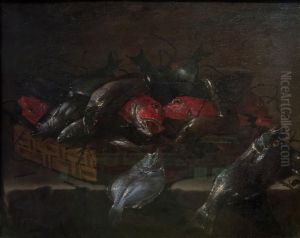 Nature Morte Aux Poissons by Giuseppe Recco