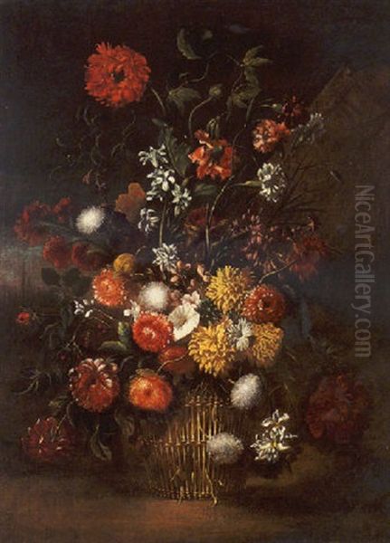 Bouquet De Fleurs Dans Un Paysage - view 1
