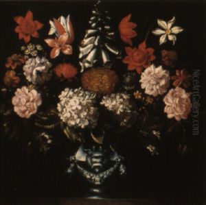 Still Life Of Flowers In A Vase