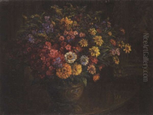 Sommerblumenstraus In Einer Vase - view 1