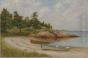 Boats Along The Shore by Gardner Arnold Reckard