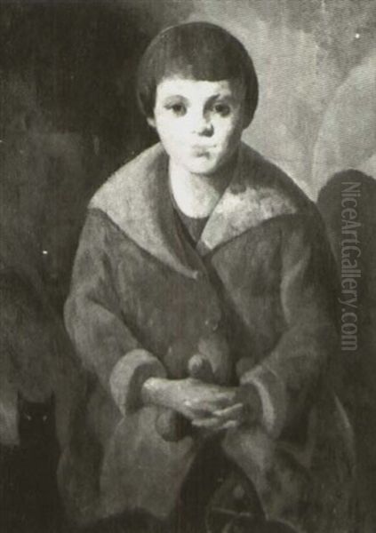 Portrait Of A Young Girl In A Redcoat - view 1