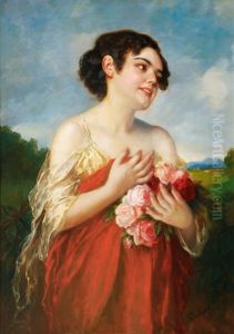 Girl With Roses Girl With Roses