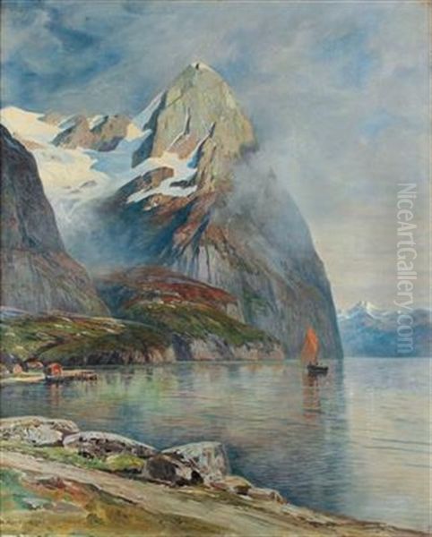 Norwegische Fjordlandschaft - view 1