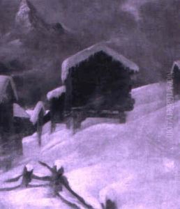 Bei Zermatt Im Schneesturm Bei Zermatt Im Schneesturm