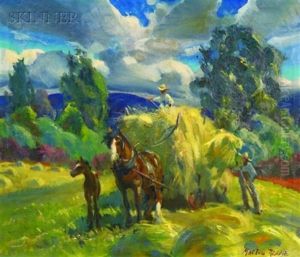 Haying Scene by Macivor Reddie