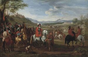 A Landscape With A Prisoner Beseeching An Officer