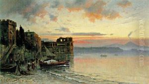 Il Golfo Di Napoli Da Palazzo Donn'anna