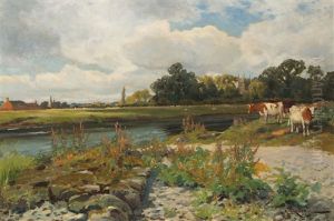 Shardlow-on-trent by Arthur William Redgate