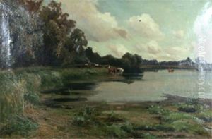 Kor I Vattenlandskap by Arthur William Redgate