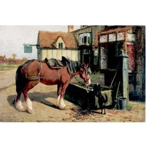 At The Trough by Arthur William Redgate