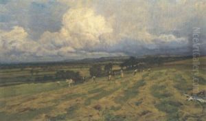 View Near Castle Donington by Arthur William Redgate