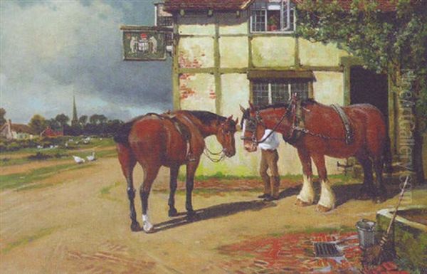 A Rest Outside The Inn - view 1