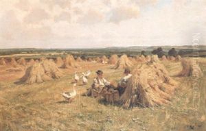 Harvest Time by Arthur William Redgate