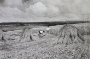 In The Harvest Field by Arthur William Redgate