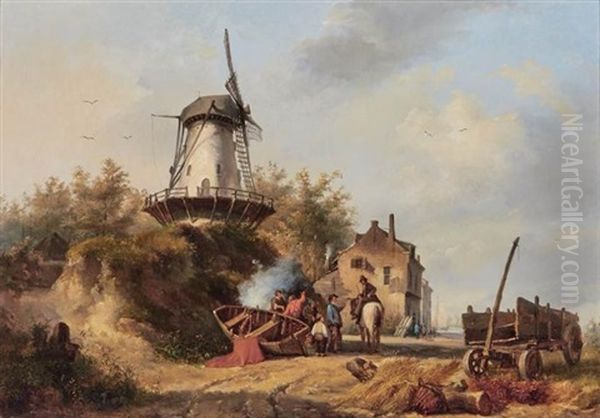 Landscape With A Windmill - view 1