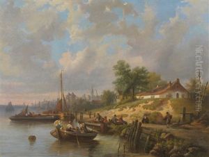 Dutch River Scene Dutch River Scene
