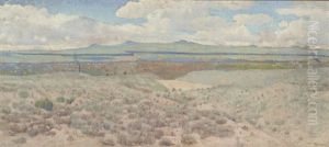 Historic Panorama, Albuquerque, New Mexico by Carl Redin