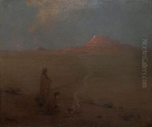 Weg Zum Gletscher by Granville S. Redmond
