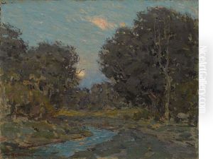Early Moonrise by Granville S. Redmond