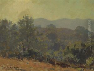 Sketch Of Rolling Hills (sketch) by Granville S. Redmond