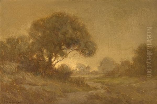 Stream Through A Moonlit Landscape - view 1
