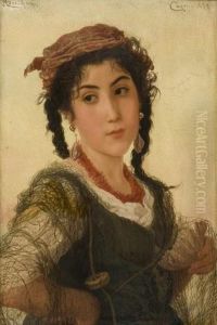 Jeune Pecheuse Aux Coquillages