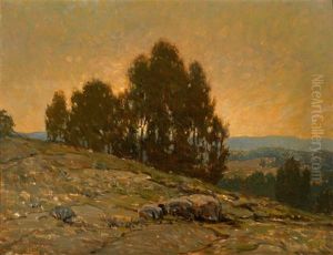 Eucalyptus At Eventide by Granville S. Redmond
