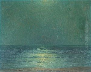 Last Light At Low Tide by Granville S. Redmond