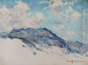 Atmospheric Clouds In Foothill Landscape by Granville S. Redmond