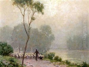 Early Morning Mist by Granville S. Redmond