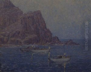 Moonlight, Catalina by Granville S. Redmond