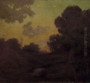 Sunset by Granville S. Redmond