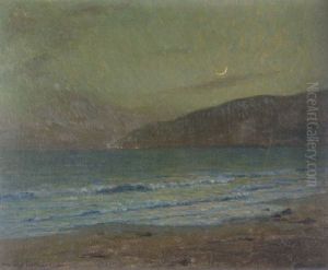 Moonlit Surf by Granville S. Redmond