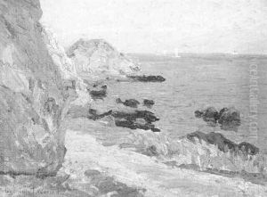 Coastal View Near Tiburon by Granville S. Redmond