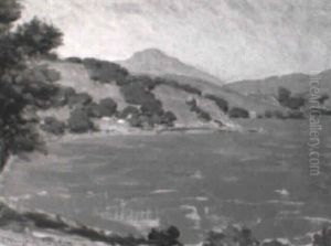 Mt. Tamalpais And Bay by Granville S. Redmond