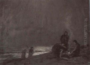 Campfire On The Beach