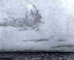 Clouds And Sea At Sunset, Catalina Island by Granville S. Redmond