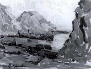 San Francisco Bay Near Tiburon by Granville S. Redmond