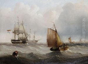 Marine Scenes (pair) by Edward King Redmore