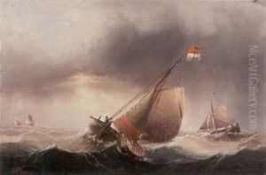 Dutch Pinks Off A Coastline Dutch Pinks Off A Coastline